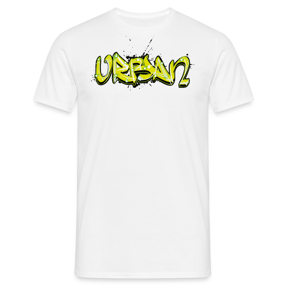 Tshirt Graffiti Urban - weiß