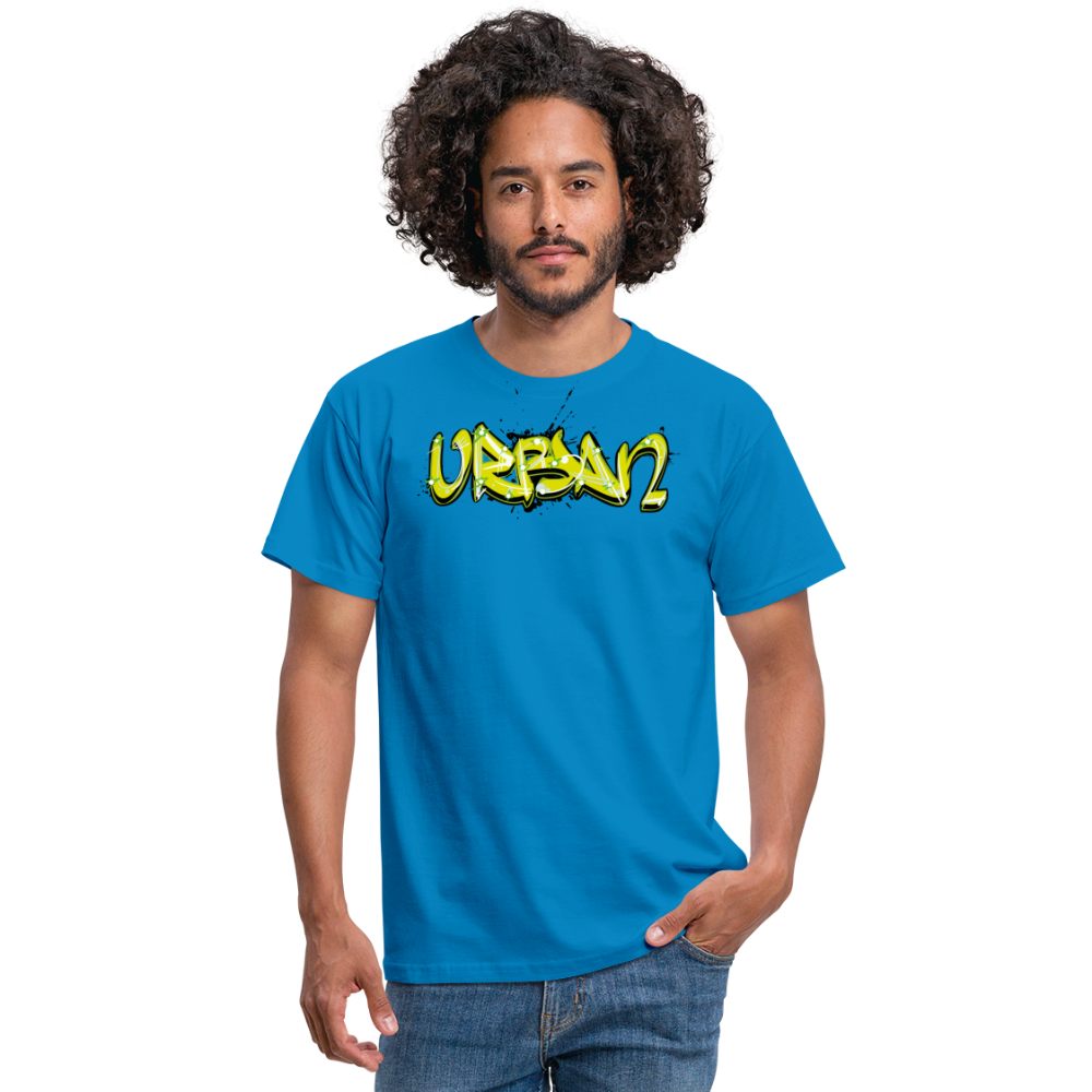 Tshirt Graffiti Urban - Royalblau