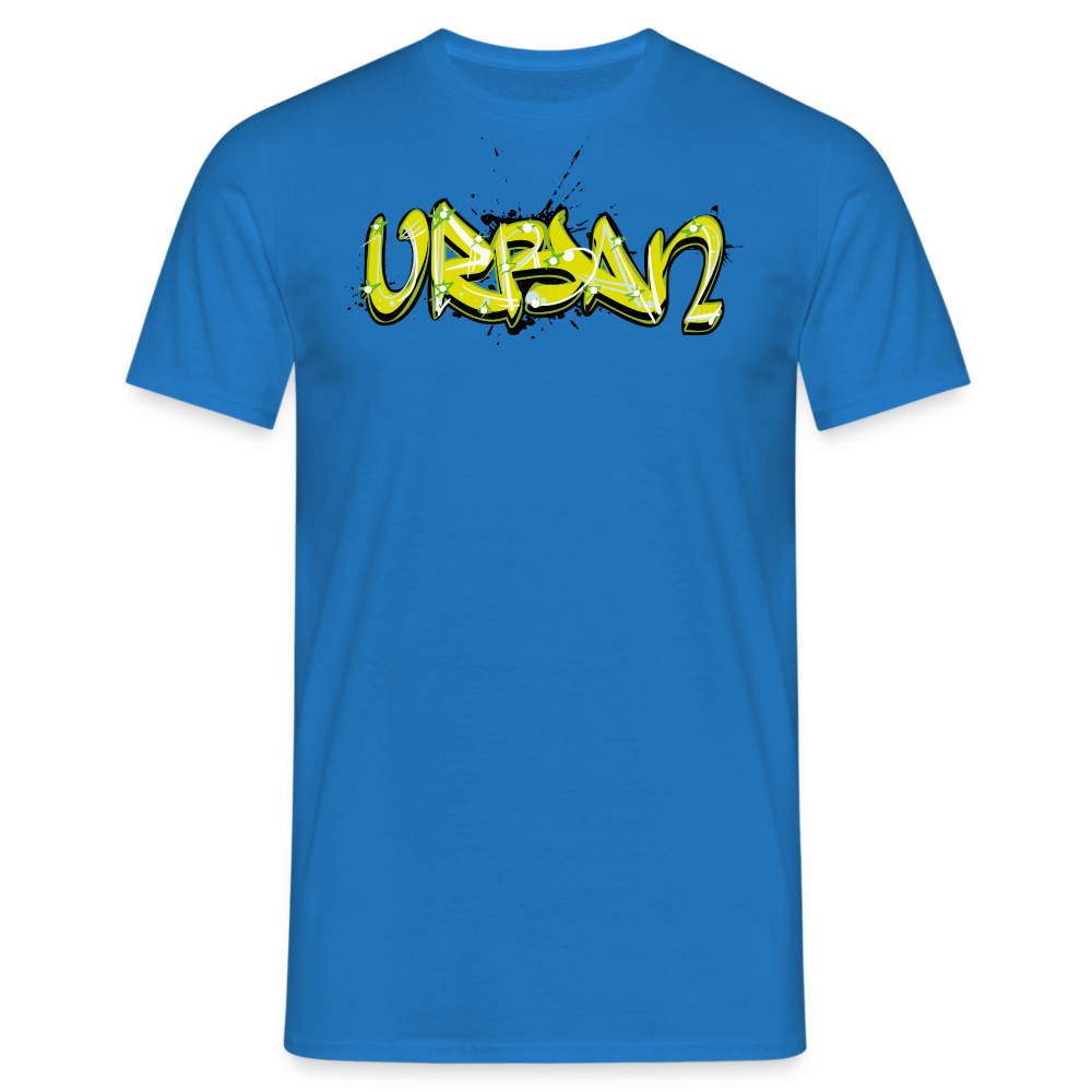 Tshirt Graffiti Urban - Royalblau