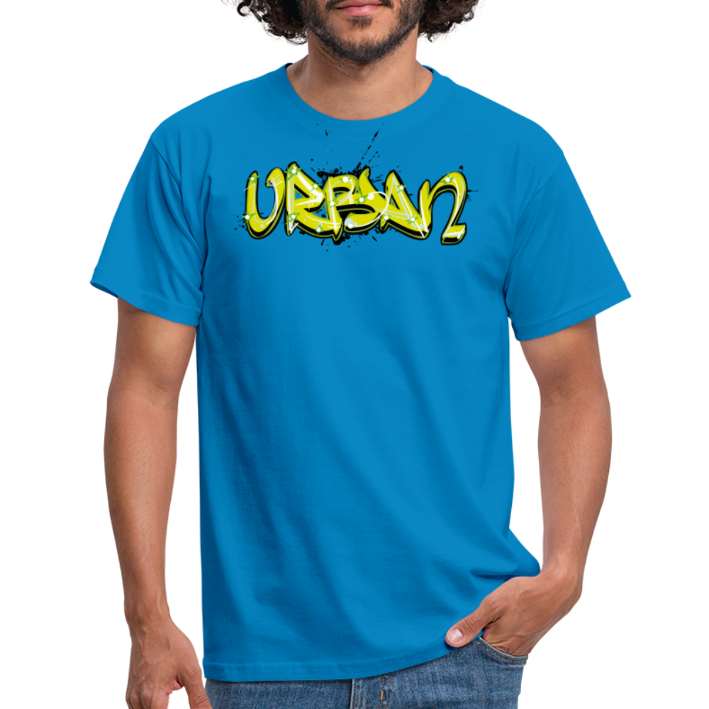 Tshirt Graffiti Urban - Royalblau