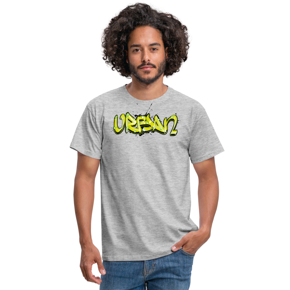 Tshirt Graffiti Urban - Grau meliert