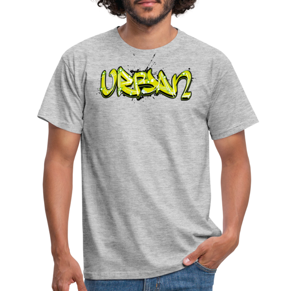 Tshirt Graffiti Urban - Grau meliert
