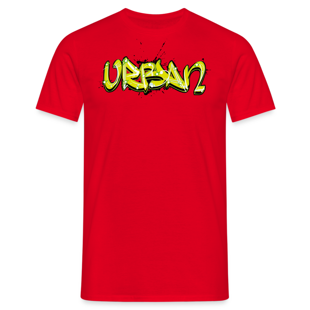 Tshirt Graffiti Urban - Rot