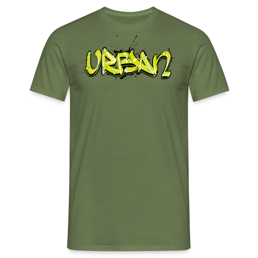 Tshirt Graffiti Urban - Militärgrün