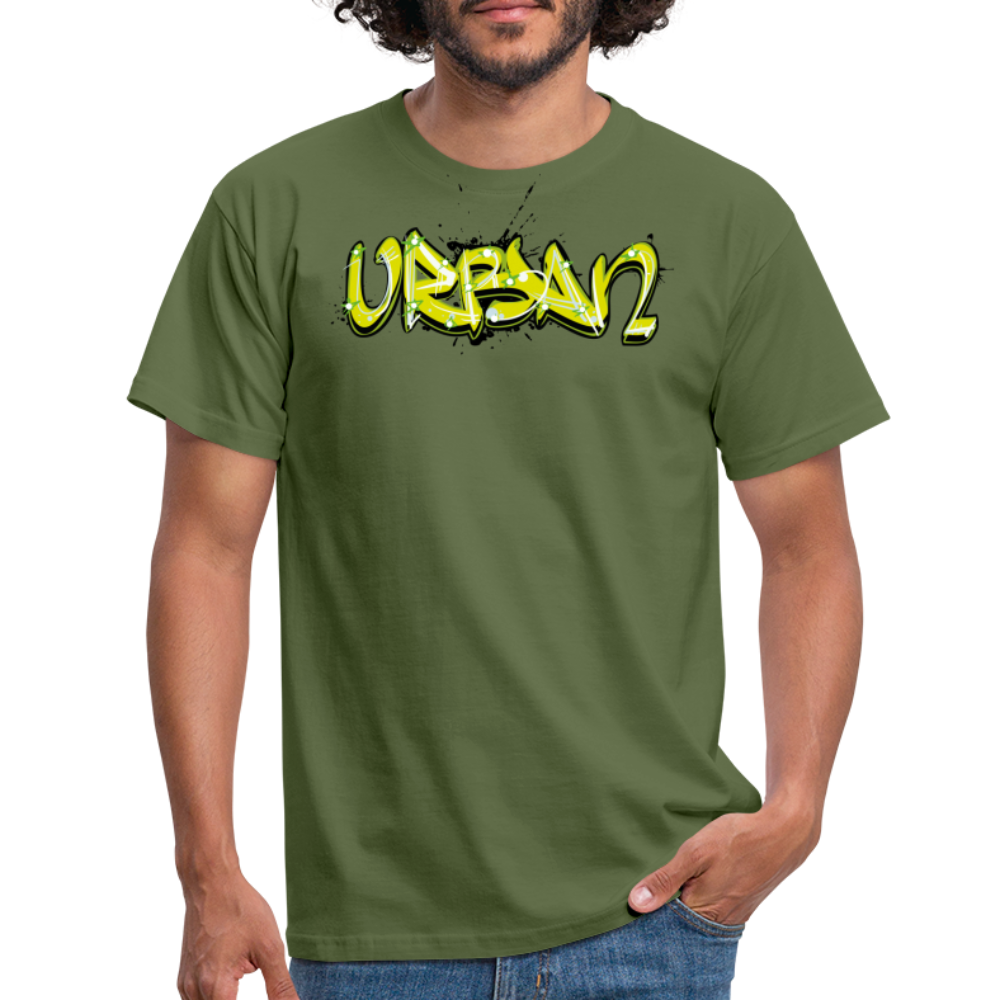 Tshirt Graffiti Urban - Militärgrün