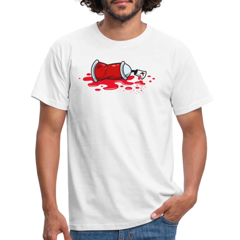Tshirt Graffiti Mord - weiß