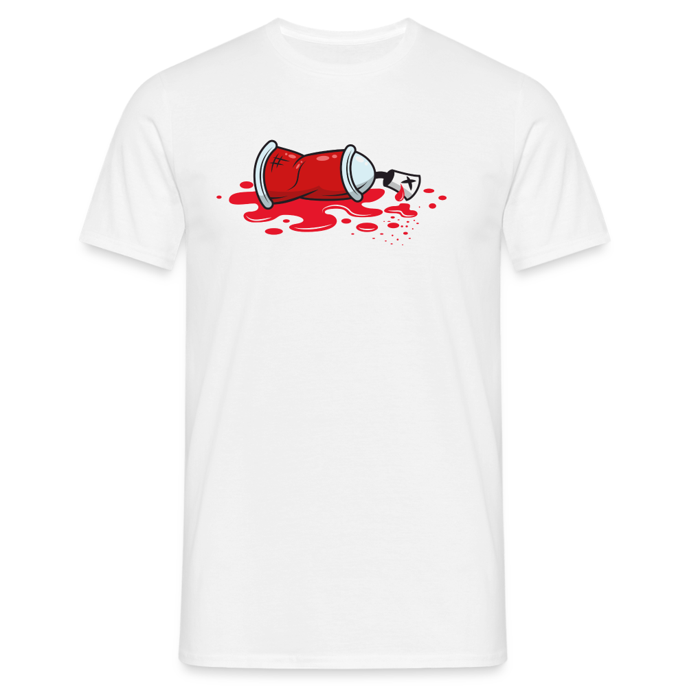 Tshirt Graffiti Mord - weiß
