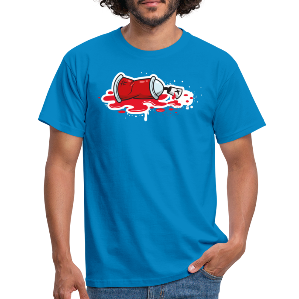 Tshirt Graffiti Mord - Royalblau