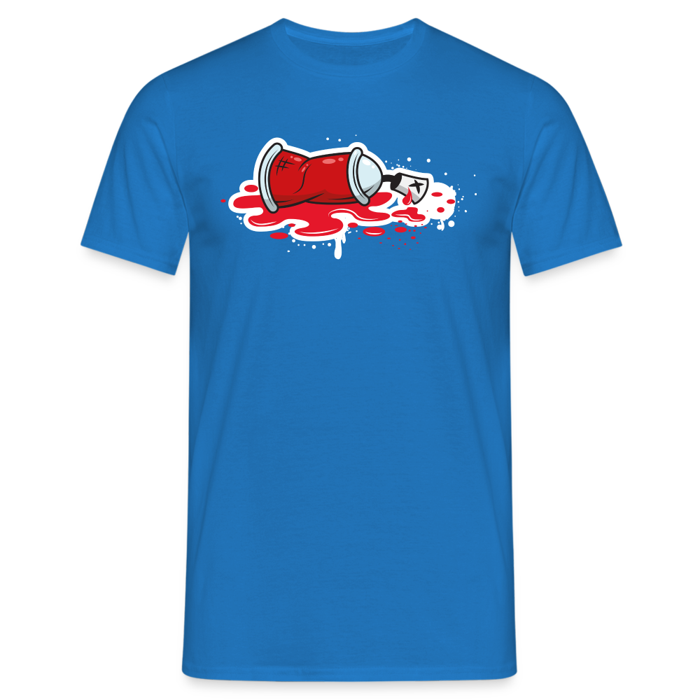 Tshirt Graffiti Mord - Royalblau