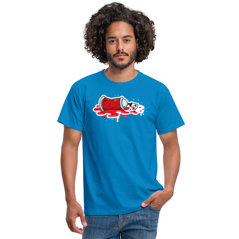 Tshirt Graffiti Mord - Royalblau