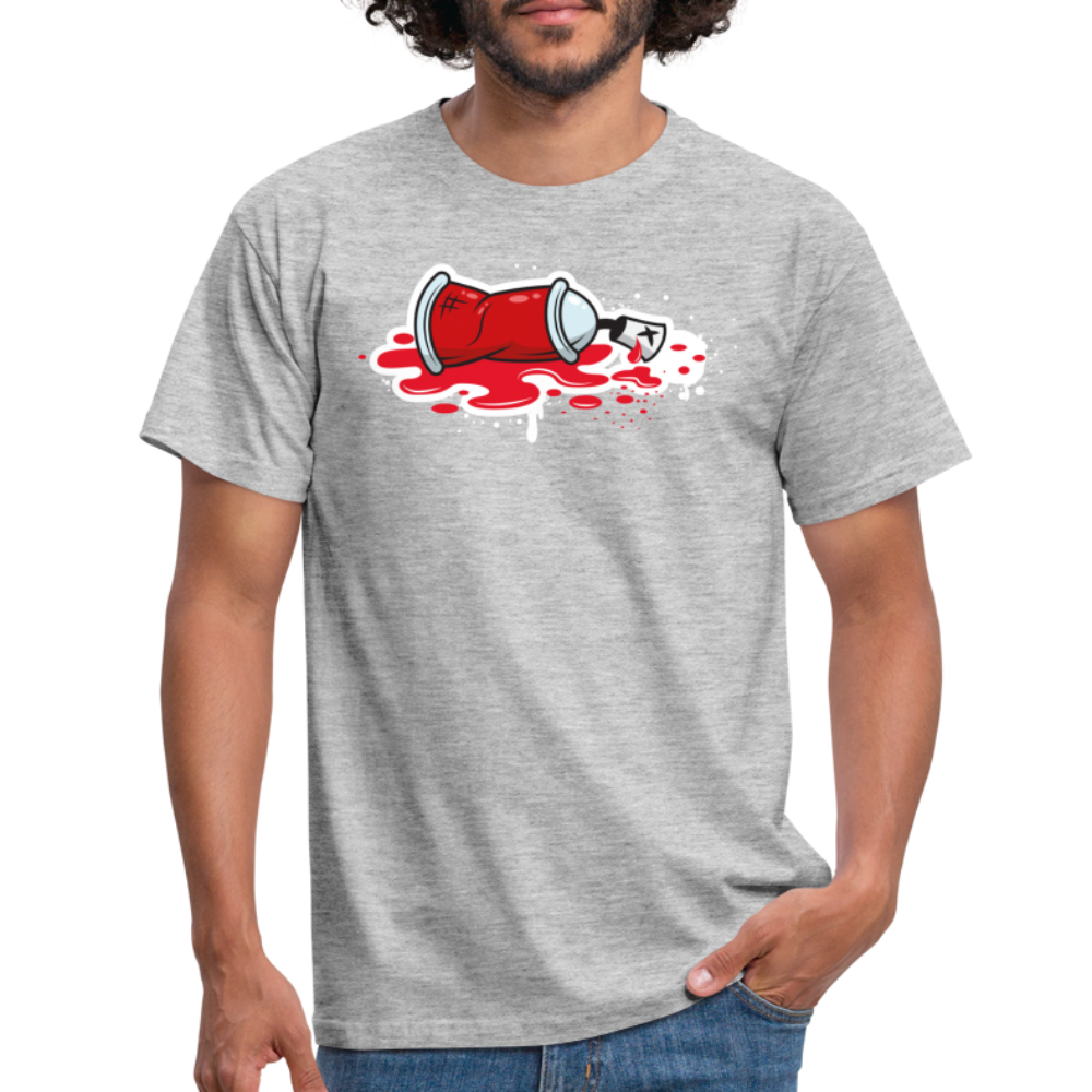 Tshirt Graffiti Mord - Grau meliert