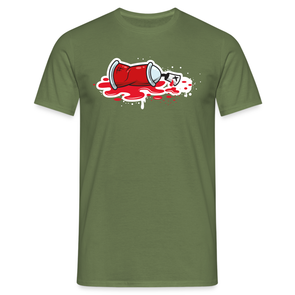Tshirt Graffiti Mord - Militärgrün