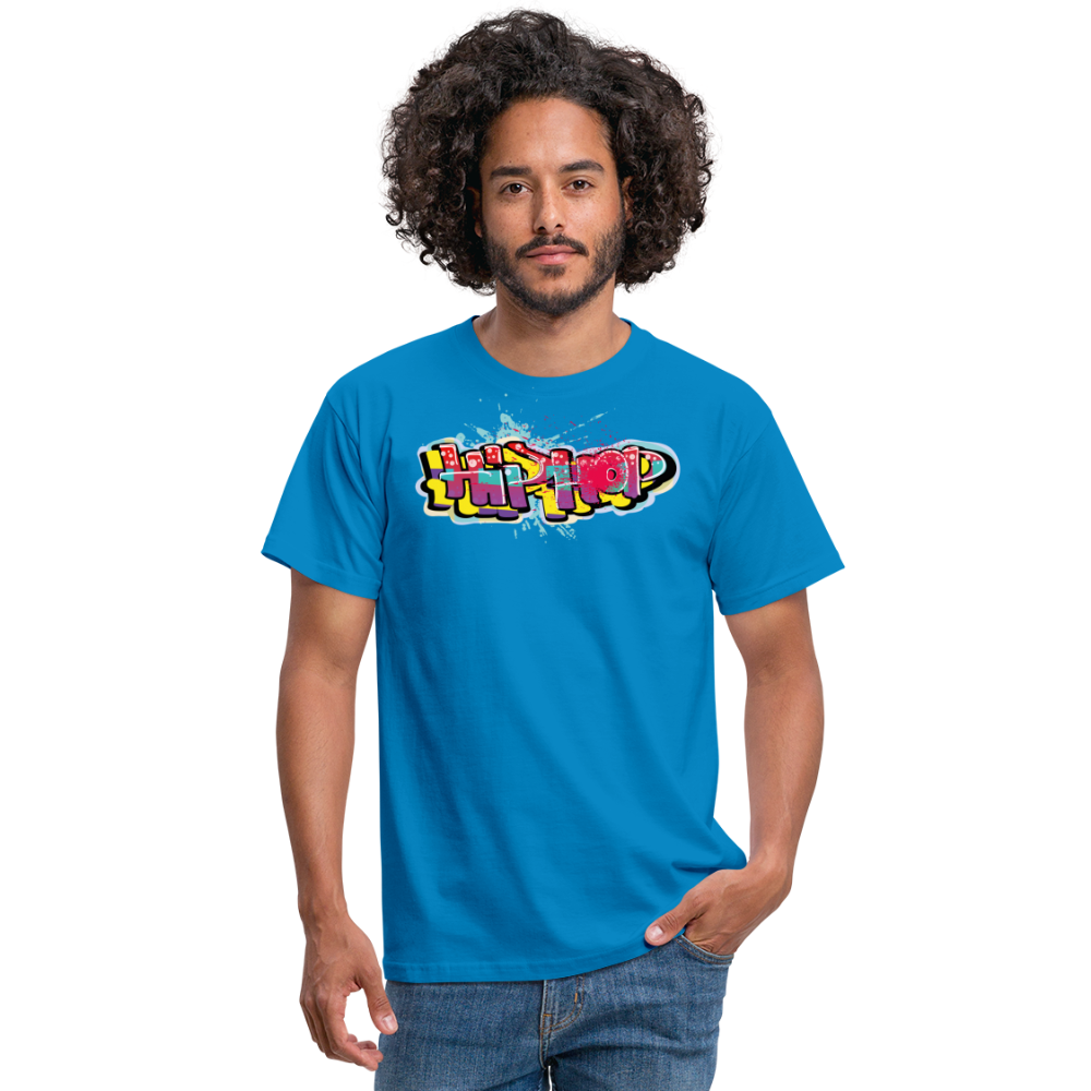 Tshirt Graffiti HipHop - Royalblau