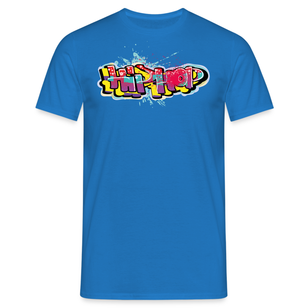 Tshirt Graffiti HipHop - Royalblau