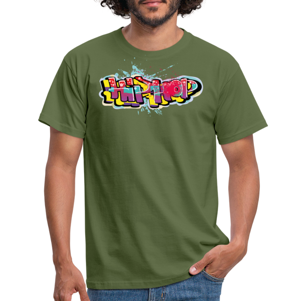 Tshirt Graffiti HipHop - Militärgrün