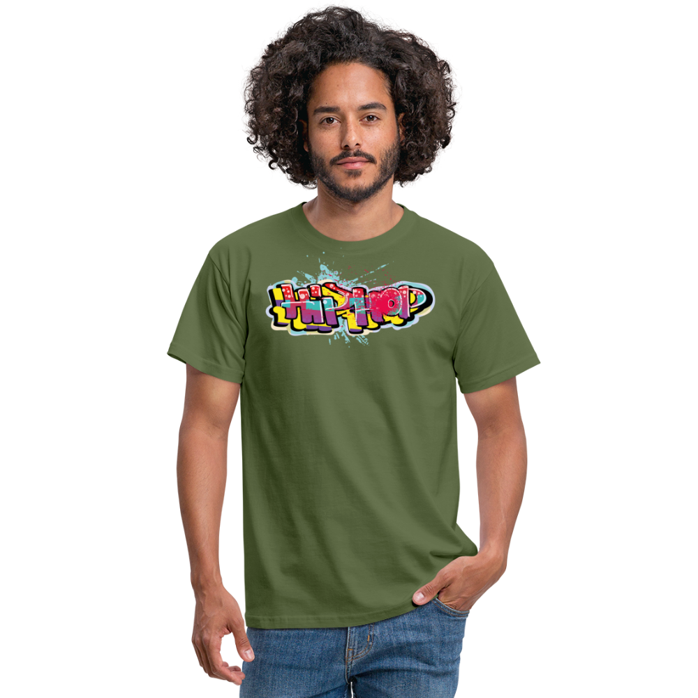 Tshirt Graffiti HipHop - Militärgrün