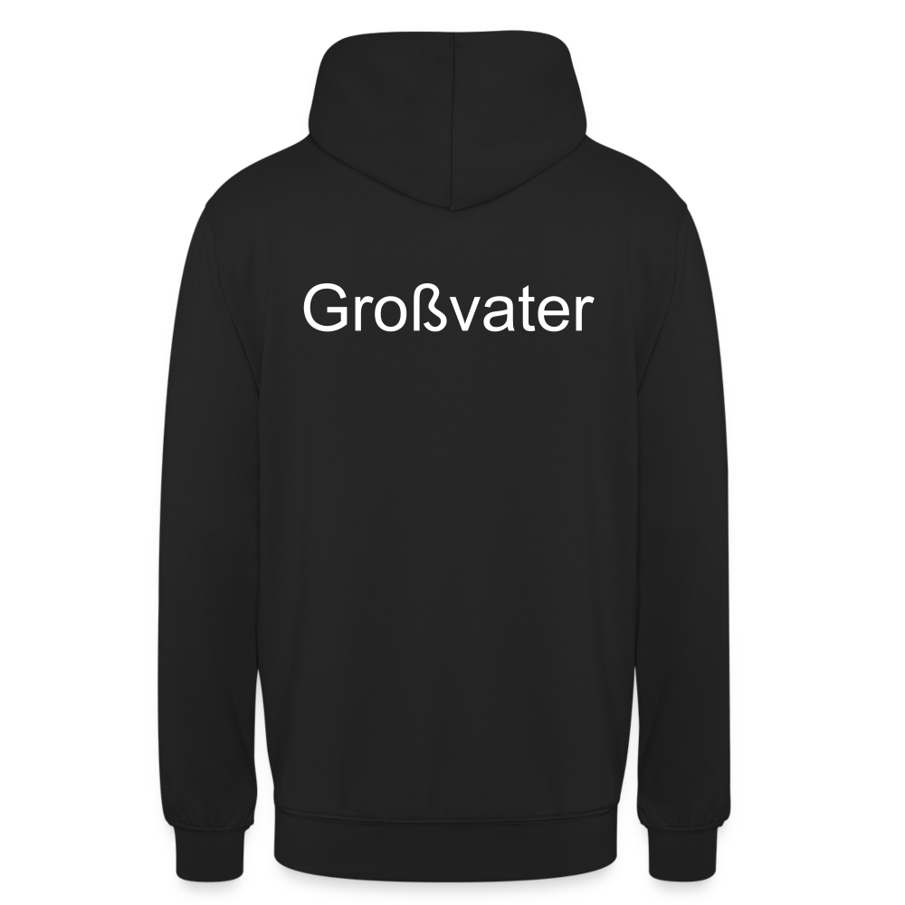 Hoodie Großvater - Schwarz