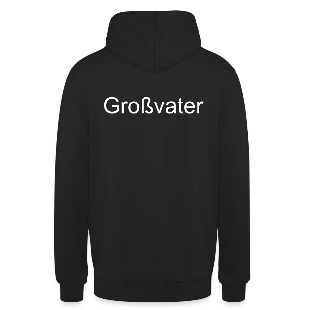 Hoodie Großvater - Schwarz