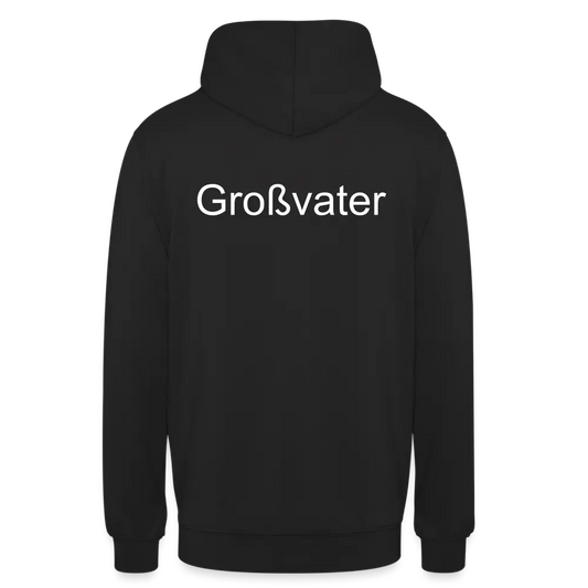 Hoodie Großvater - Schwarz