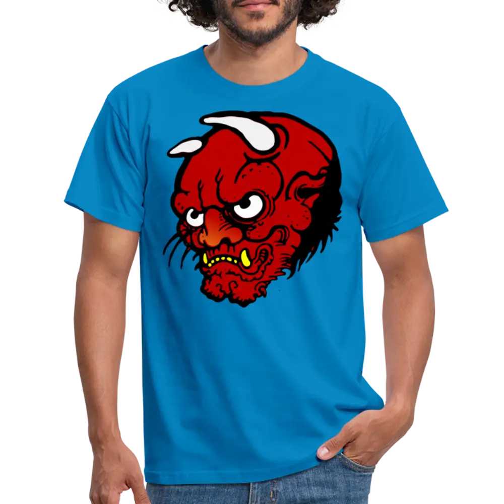 SSW1371 Tshirt Dämonentätowierung - Royalblau