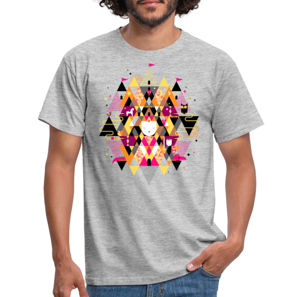 SSW1372 Tshirt Prinzessin - Grau meliert