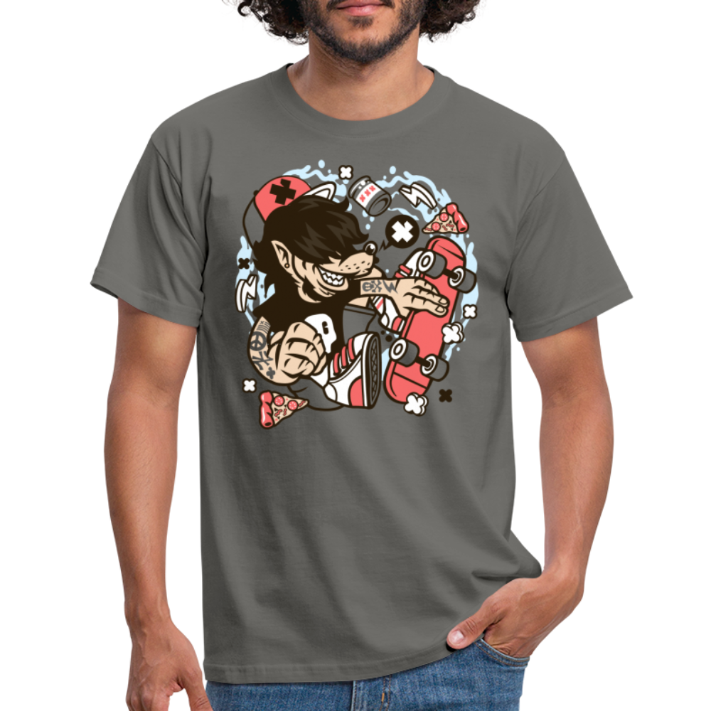 SSW1380 Tshirt Wolf_Skater - Graphit