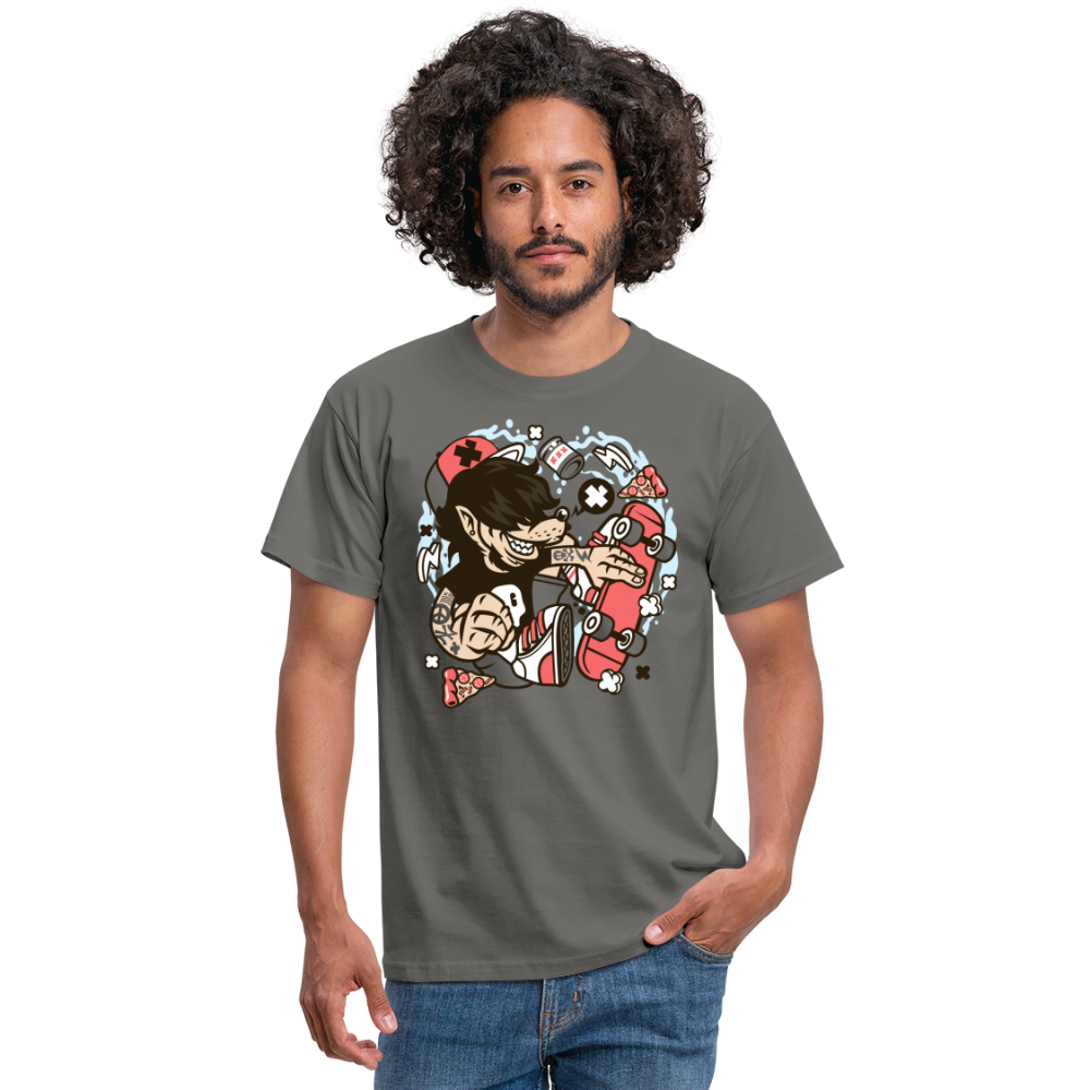 SSW1380 Tshirt Wolf_Skater - Graphit