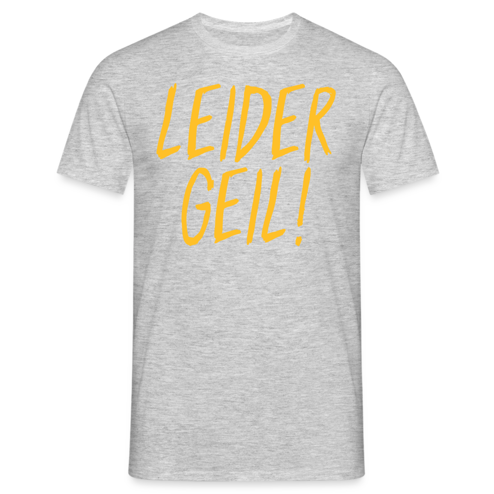 SSW1386 Tshirt Leider geil - Grau meliert