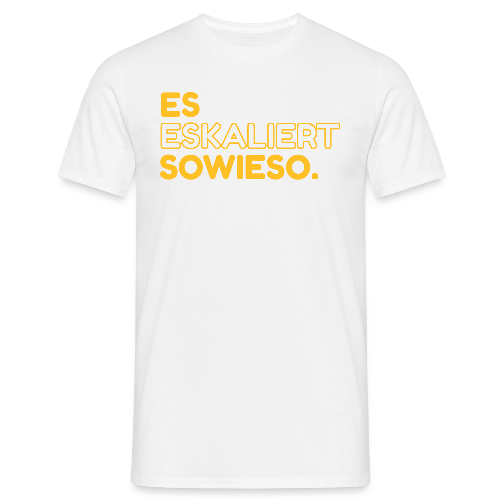 SSW1385 Tshirt Eskalation - weiß