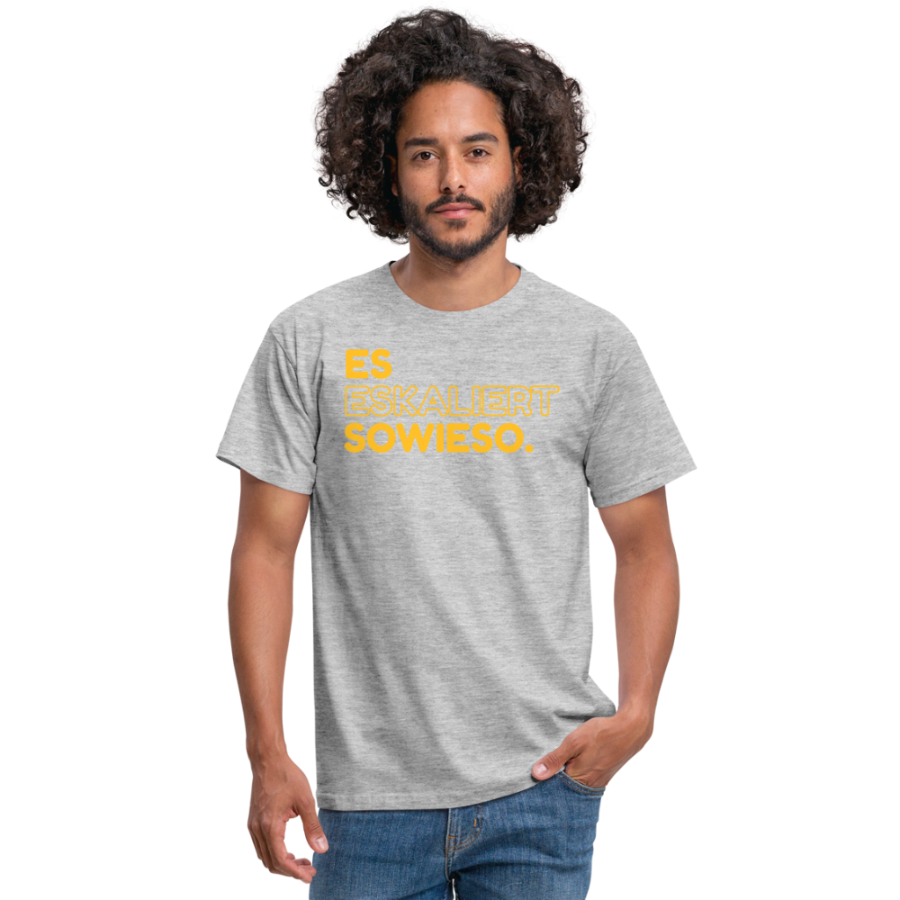 SSW1385 Tshirt Eskalation - Grau meliert
