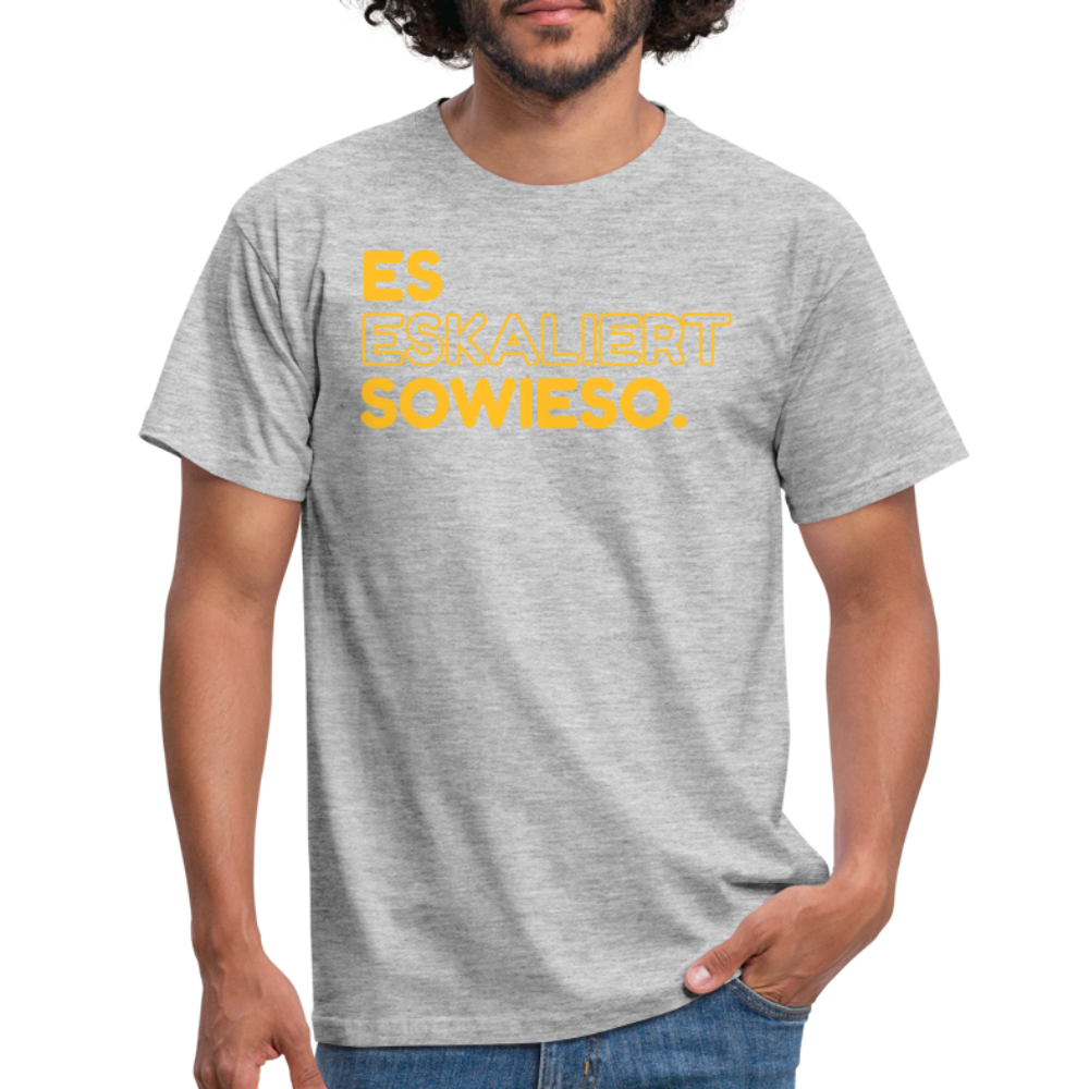 SSW1385 Tshirt Eskalation - Grau meliert