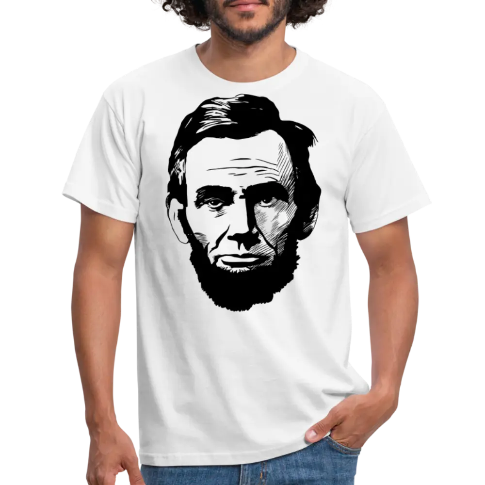 SSW1392 Tshirt Abraham Lincoln - weiß