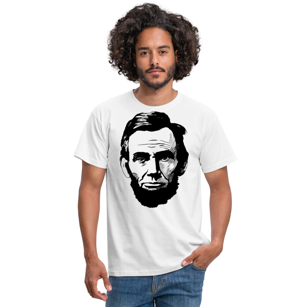 SSW1392 Tshirt Abraham Lincoln - weiß