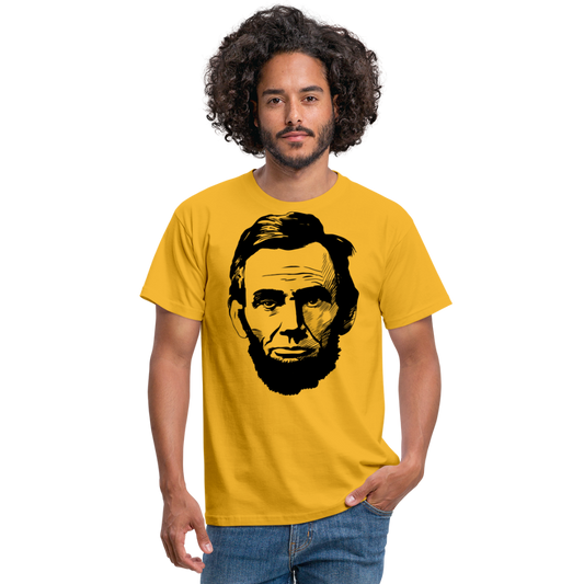 SSW1392 Tshirt Abraham Lincoln - Gelb