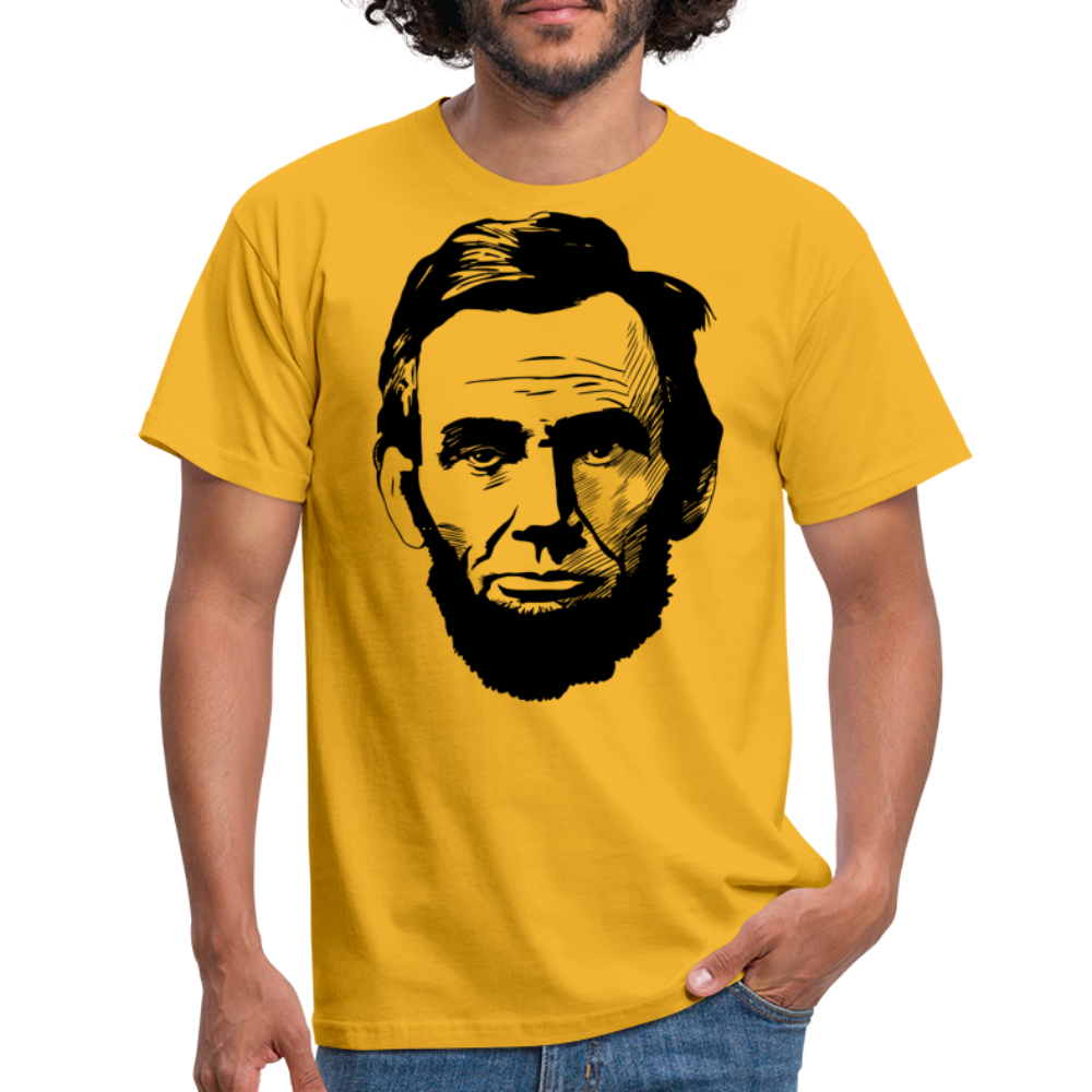 SSW1392 Tshirt Abraham Lincoln - Gelb
