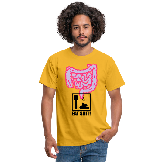 SSW1393 Tshirt Eat Shit! - Gelb