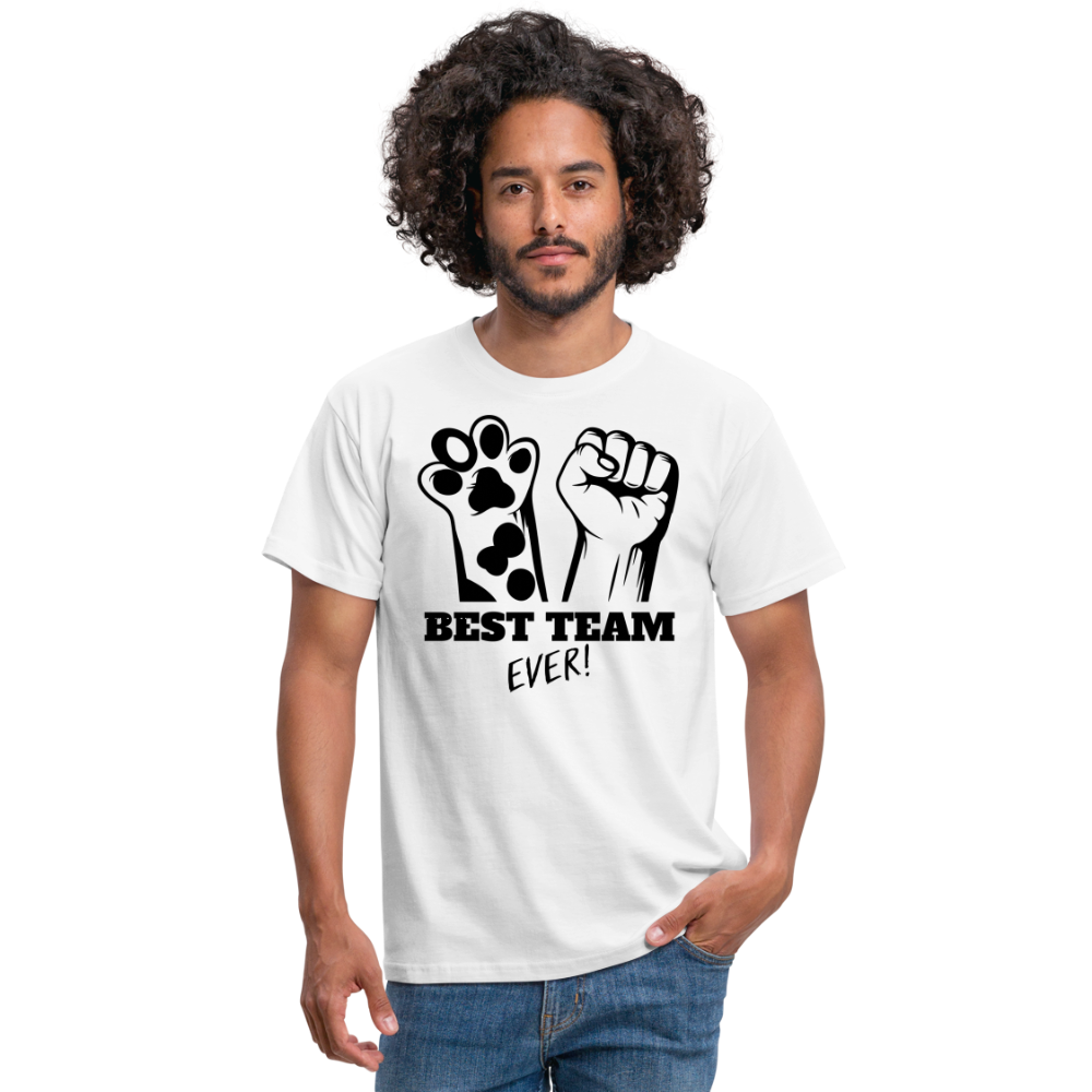 SSW1394 Tshirt Die beste Mannschaft, die es jemals gab - weiß