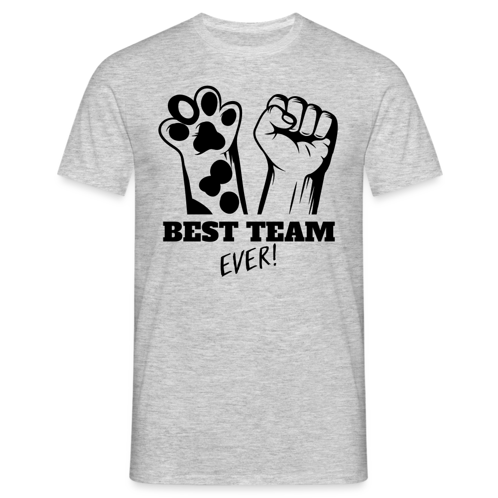 SSW1394 Tshirt Die beste Mannschaft, die es jemals gab - Grau meliert