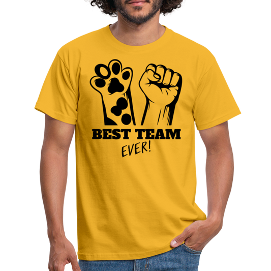 SSW1394 Tshirt Die beste Mannschaft, die es jemals gab - Gelb