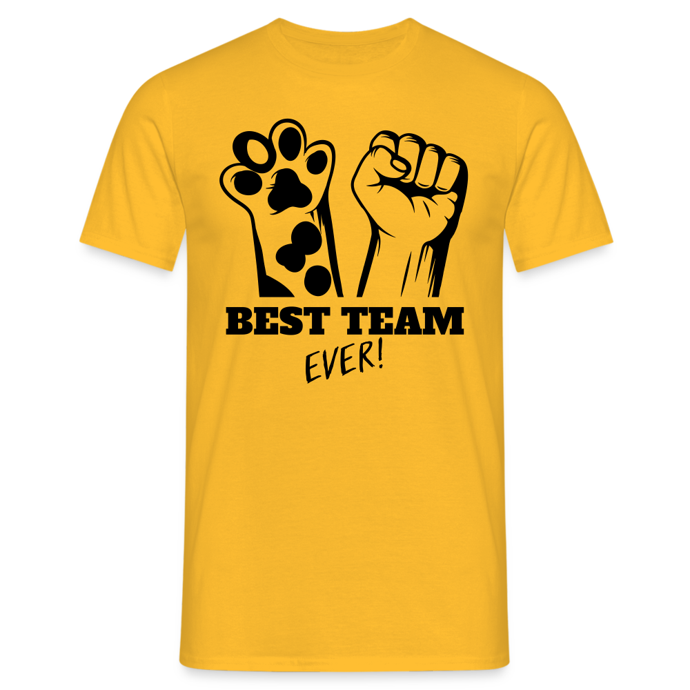 SSW1394 Tshirt Die beste Mannschaft, die es jemals gab - Gelb