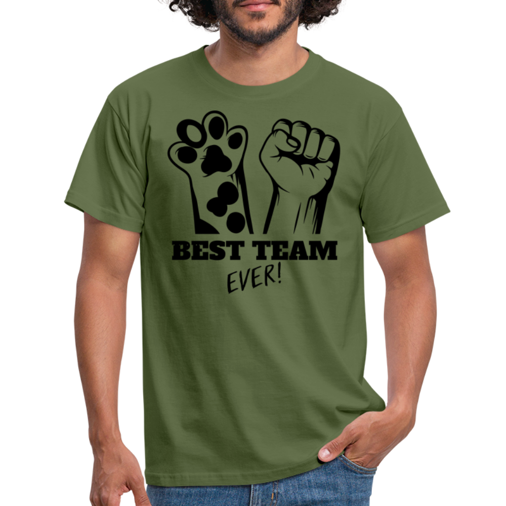 SSW1394 Tshirt Die beste Mannschaft, die es jemals gab - Militärgrün