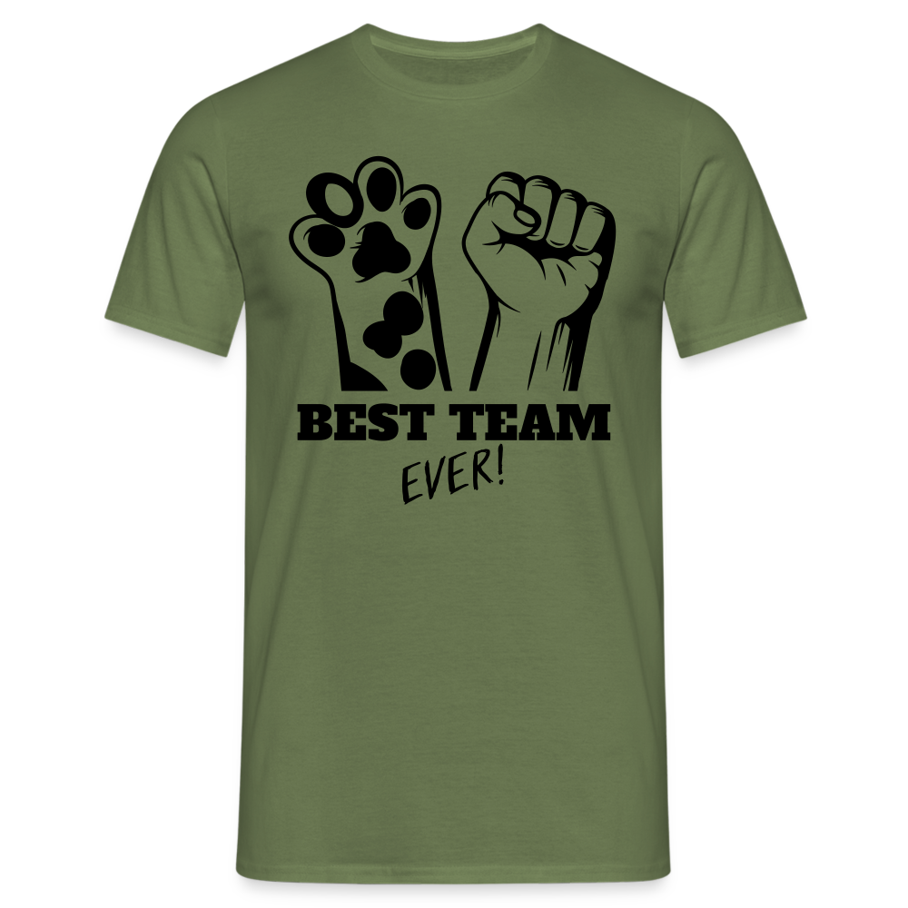 SSW1394 Tshirt Die beste Mannschaft, die es jemals gab - Militärgrün