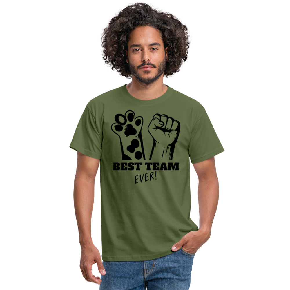 SSW1394 Tshirt Die beste Mannschaft, die es jemals gab - Militärgrün