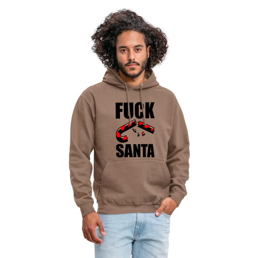 SSW1398 Hoodie Fuck Santa - Mokka