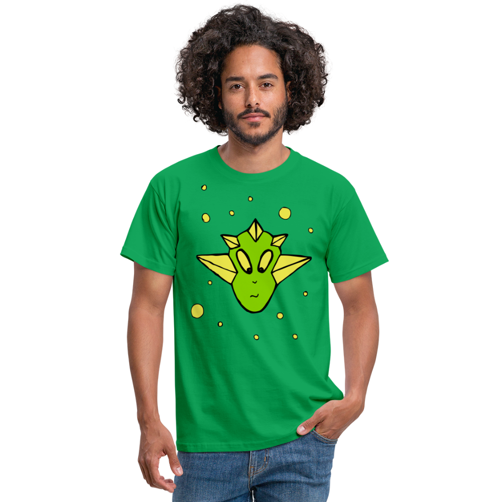 SSW1411 Tshirt Alien Kopf - Kelly Green