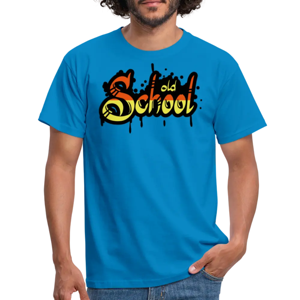 SSW1412 Tshirt Alte Schule - Royalblau