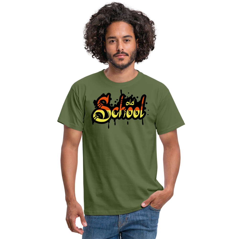 SSW1412 Tshirt Alte Schule - Militärgrün