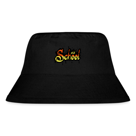 SSW1414 Fischerhut Alte Schule - Schwarz