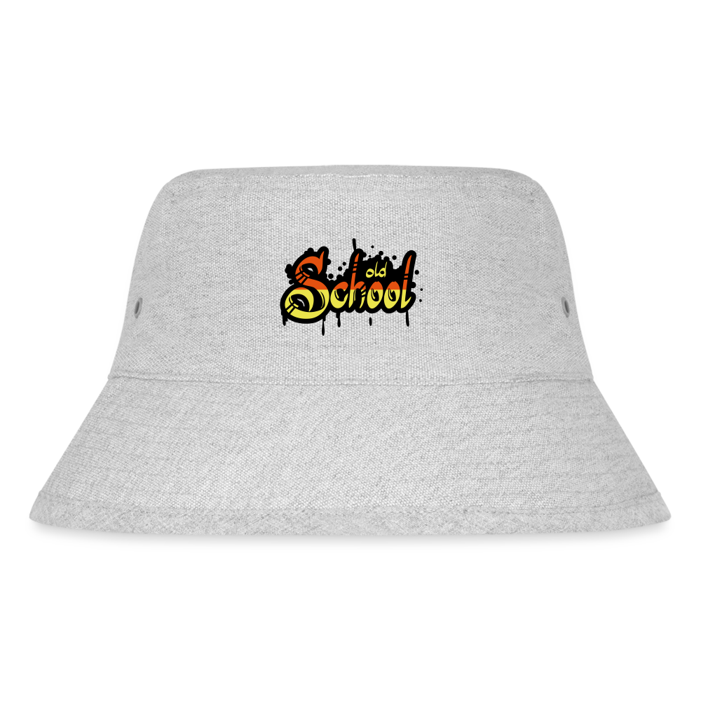 SSW1414 Fischerhut Alte Schule - Grau meliert