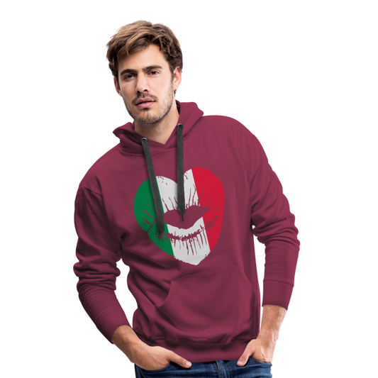 SSW1422 Hoodie Italienischer Kuss - Bordeaux
